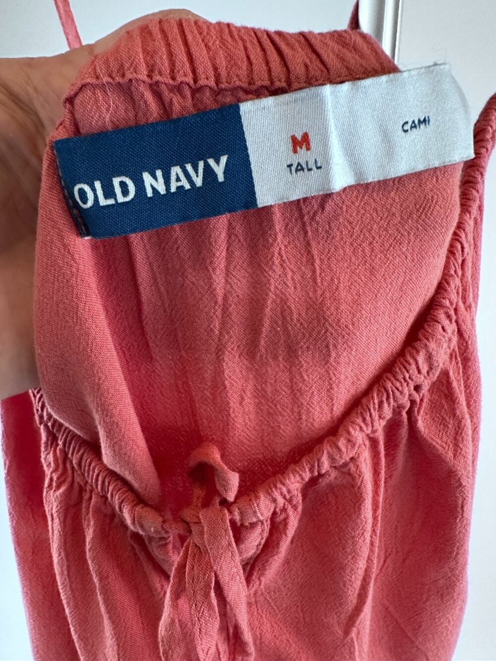 Old Navy Dusty Pink Maxi Dress M Tall Cami Slip Sleeveless - Picture 4 of 8